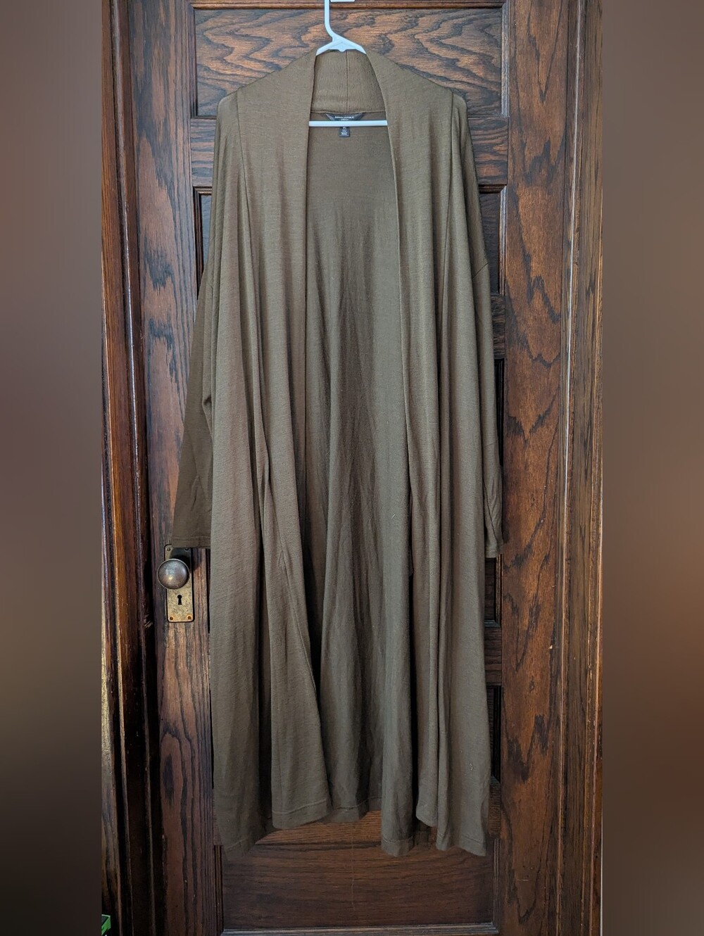 NEW! Banana Republic Olive Brown Long Duster Cardigan - Women's XXL